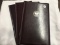 3 Folders of (4 each) 2009 Uncut Federal Reserve Notes