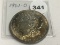 1901-O Morgan Dollar, Toned