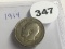 1914 Great Britain 6 Pence, Silver