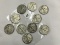 Lot of 10 Walking Liberty Half Dollars