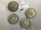 Lot of 4 Franklin Half Dollars
