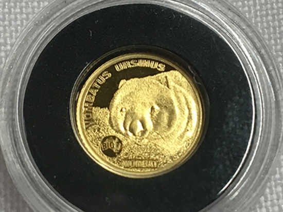 2018 0.5g .999 Gold 2 1/2 Dollar Australia Big Seven Proof