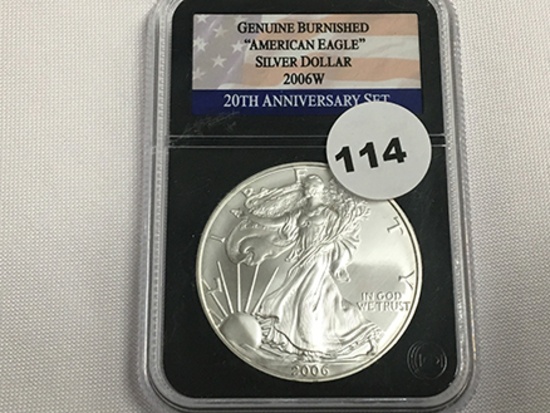 2006-W Burnished American Silver Eagle