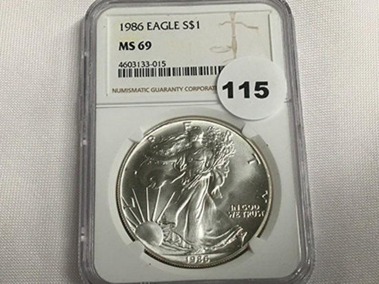 1986 American Silver Eagle