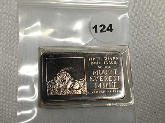 1 oz .999 Silver Bar