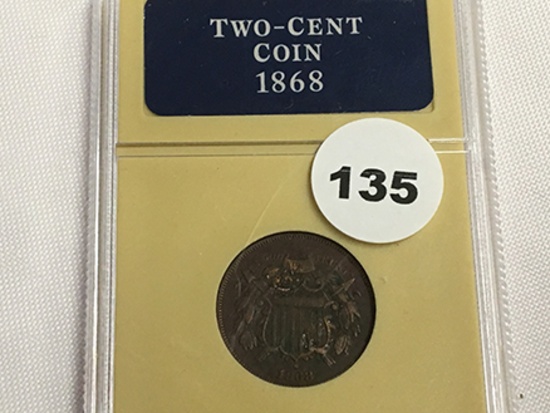 1868 2 Cent Piece