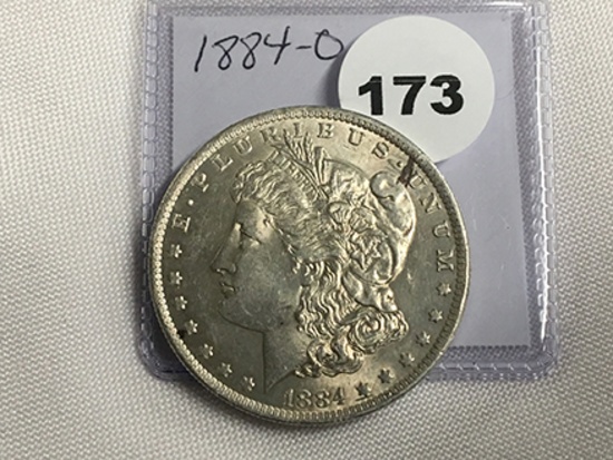1884-O Morgan Dollar Unc