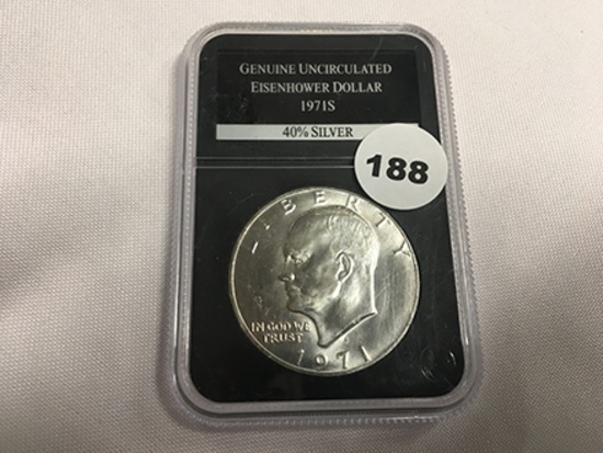 1971-S Silver Ike Dollar Unc