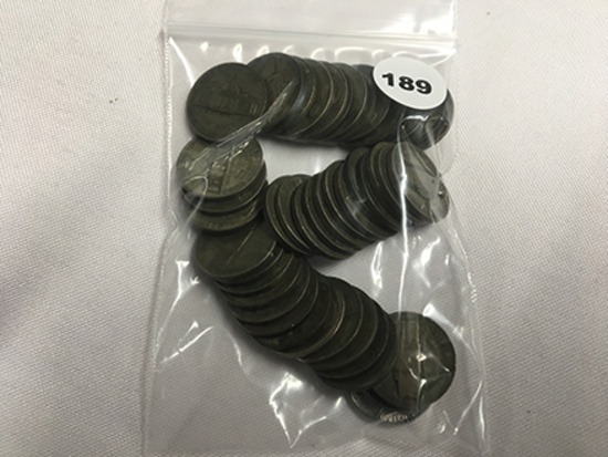 Lot of 44 War Nickels