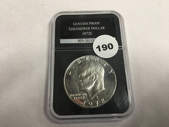 1972-S Silver Ike Dollar Unc