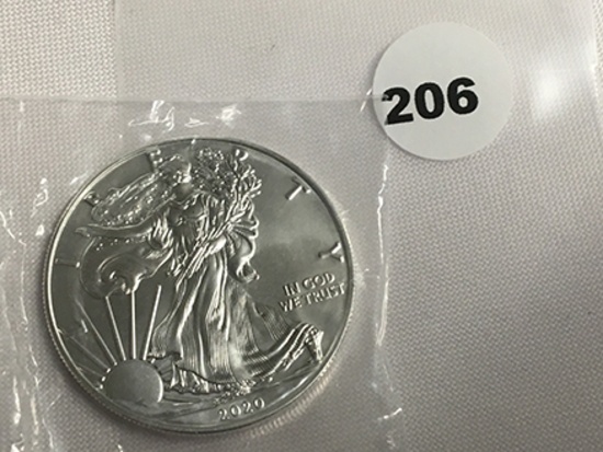 2020 American Silver Eagle GEM