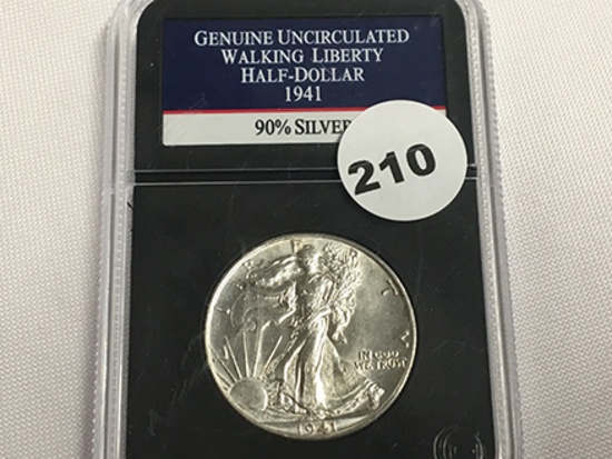 1941 Walking Liberty Half Unc