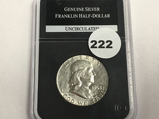 1963 Franklin Half Unc
