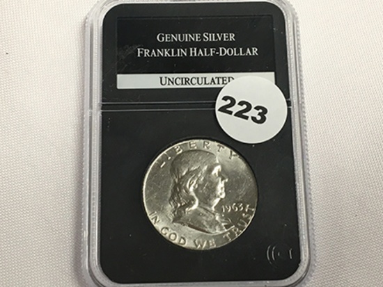 1963 Franklin Half Unc