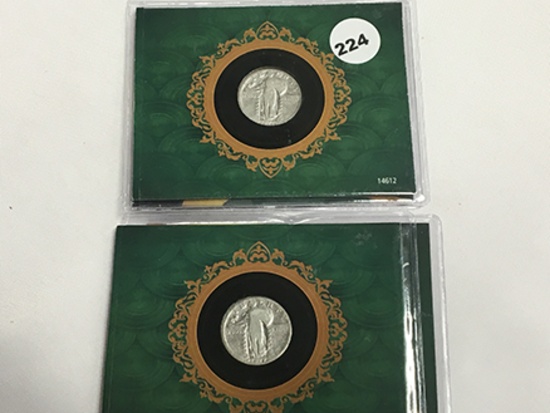 2 Standing Liberty Quarters 1925 & 1927