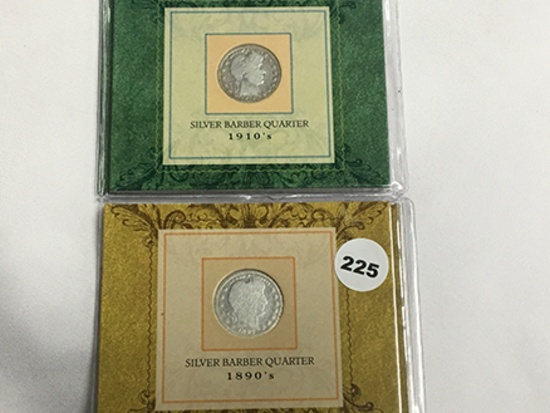 2 Barber Quarters 1897 & 1910