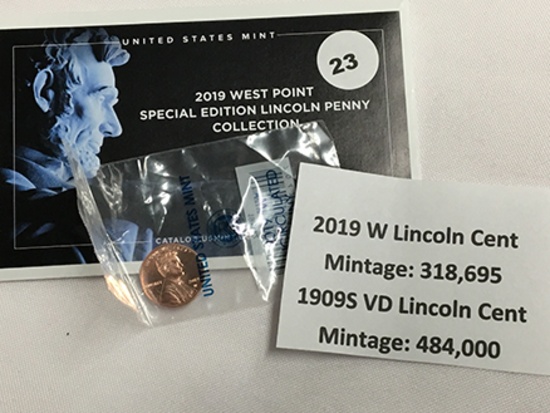 2019 West Point Lincoln Cent Unc