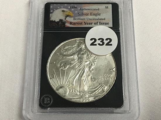 1996 American Silver Dollar Unc