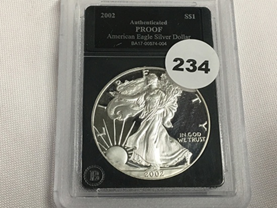 2002 American Silver Eagle BU