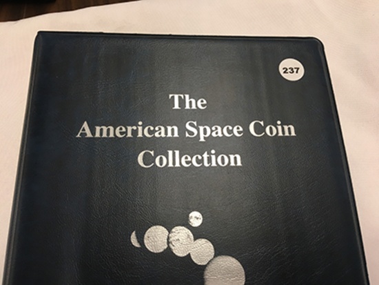 The American Space Coin Collection enhanced on 48 clad Kennedy Halves