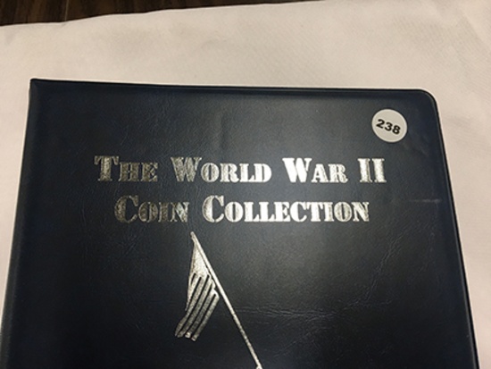 The World War II Coin Collection enhanced on 51 clad Kennedy Halves