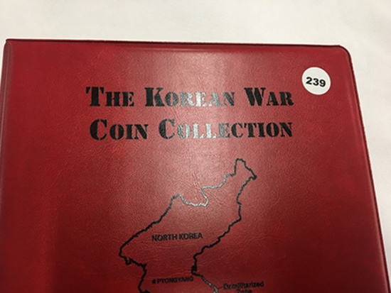 The Korean War Coin Collection enhanced on 39 Clad Kennedy Halves