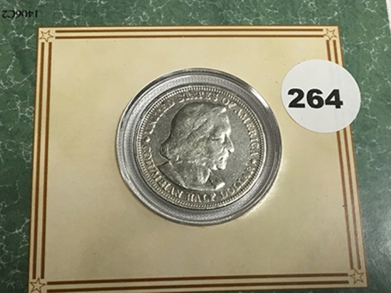 1892 Columbian Expo Silver Half Unc