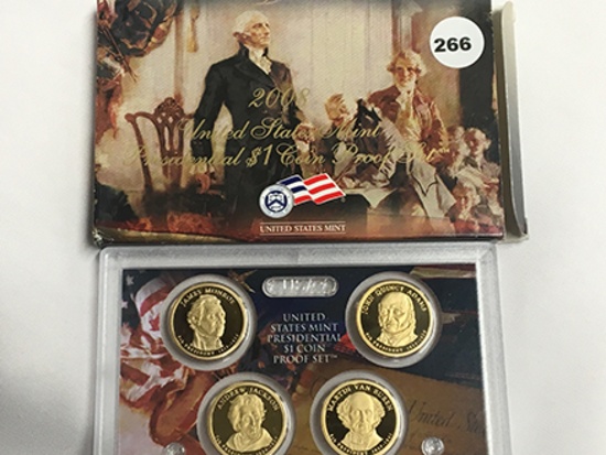 2008 4 Presidential Dollars Proof