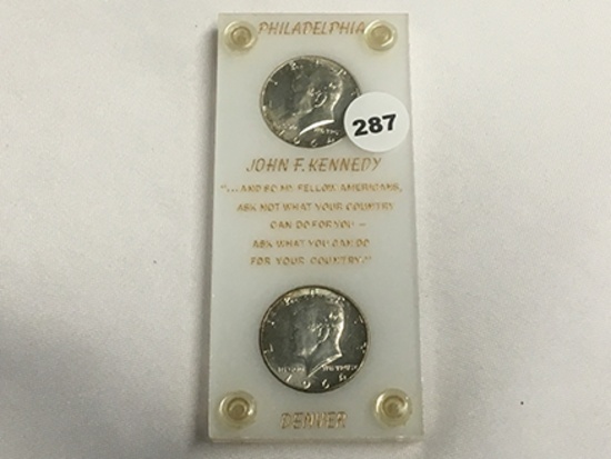 (2) 1964 Kennedy Half Dollars