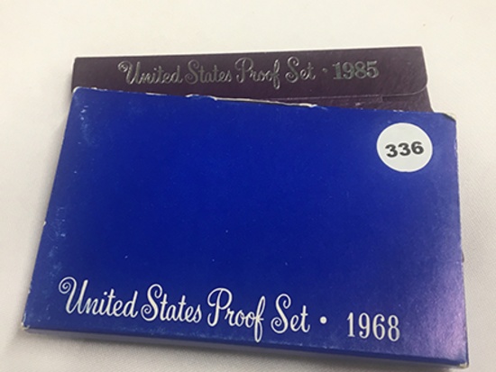 1968 and 1985 US Proof Sets