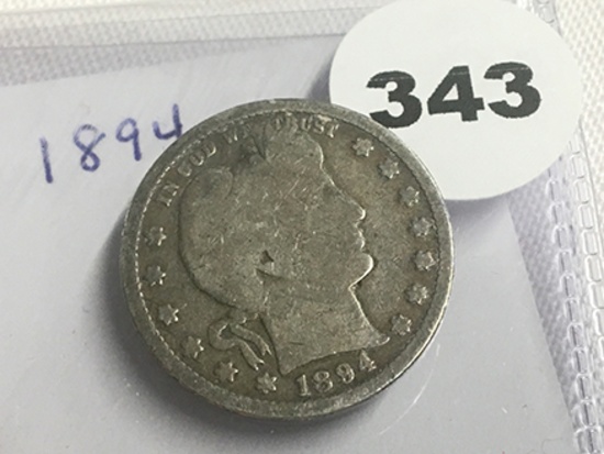 1894 Barber Quarter