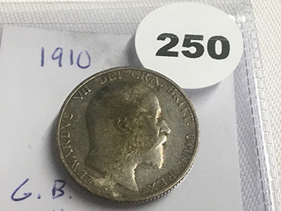 1910 Great Britain Shilling