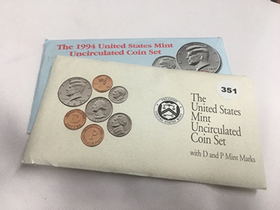 1992 and 1994 US Mint Sets