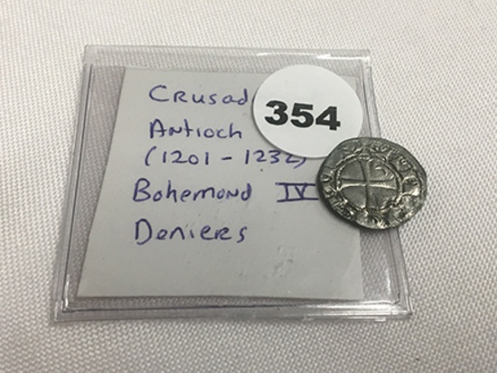 Crusaders Antioch (1201-1232) Bohemond IV Deniers