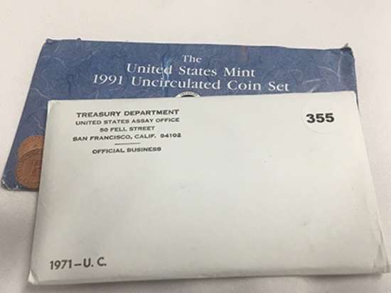 1971 and 1991 US Mint Sets