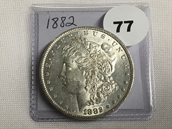 1882 Morgan Dollar AU