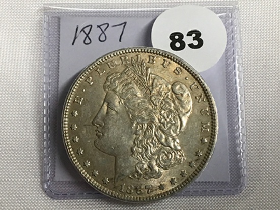 1887 Morgan Dollar