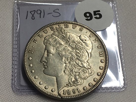 1891-S Morgan Dollar