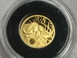 2019 0.5g Fine Gold 1,000 Francs Big Five Proof