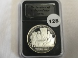 1 oz Silver Round 1770â€™s Declaration of Independence