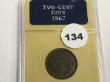 1867 2 Cent Piece