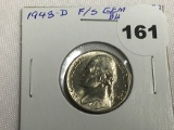1943-D War Nickel F/S Gem BU