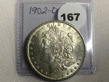 1902-O Morgan Dollar Unc