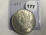 1887 Morgan Dollar Unc