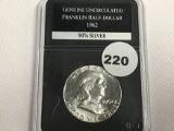 1962 Franklin Half Unc
