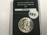1963 Franklin Half Unc
