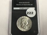 1963 Franklin Half Unc