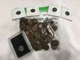 Bag of 226 Wheat Pennies & 4 Indian Head Pennies