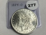1884-O Morgan Dollar Unc