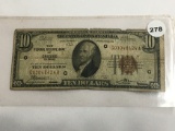 1929 $10 The Federal Reserve Bank of Chicago National Currency